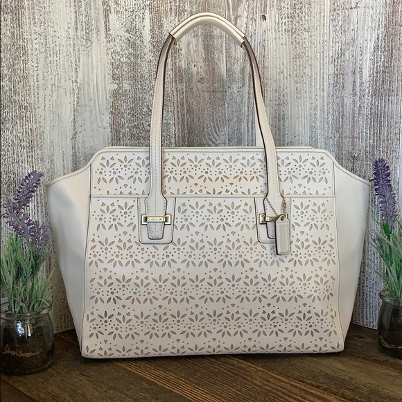 Coach Handbags - Coach Perforated Eyelet Spring Shoulder Bag NWT